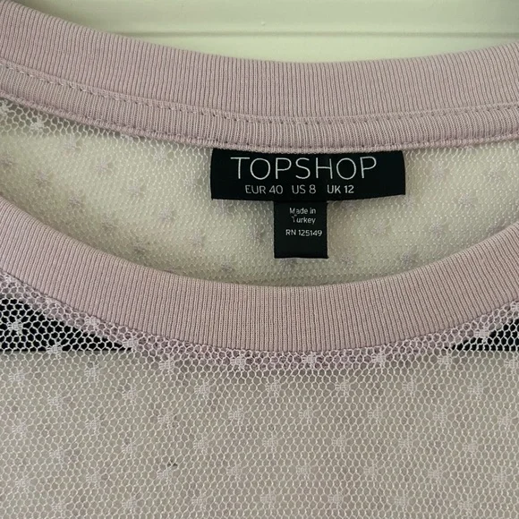 NWOT✨ Topshop Sheer Top - Picture 6 of 9